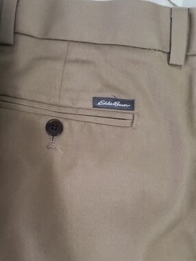 4 Pairs Eddie Bauer Tan Straight-Leg Chino Pants